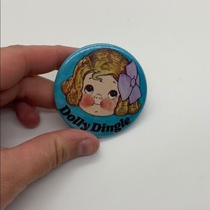 Vintage dolly dingle pin
